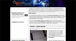 Desktop Screenshot of buyplanet.de