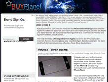 Tablet Screenshot of buyplanet.de